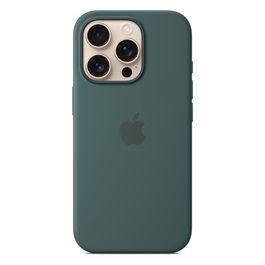 Custodia MagSafe in Silicone per iPhone 16 Pro Verde Lago ​​​​​​​