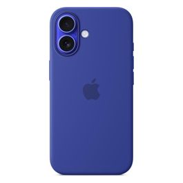 Custodia MagSafe in Silicone per iPhone 16 Blu Oltremare ​​​​​​​