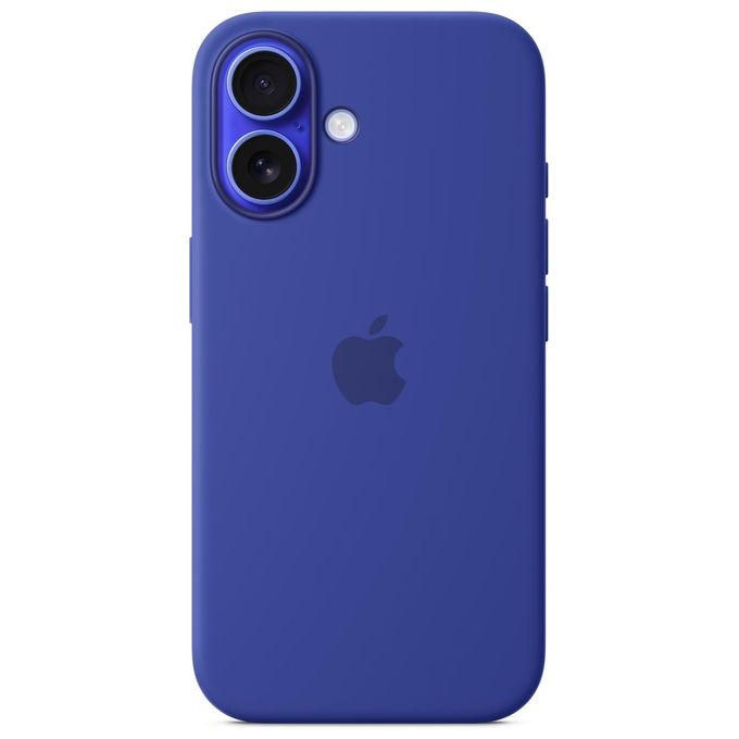 Image of Apple Custodia MagSafe in Silicone per iPhone 16 Blu Oltremare ???????