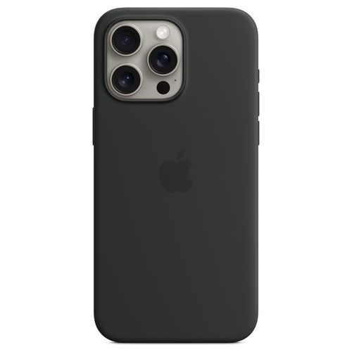 Apple Custodia MagSafe in Silicone per iPhone 15 Pro Max Nero ​​​​​​​