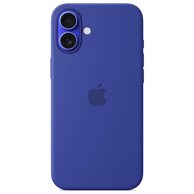 Image of Apple Custodia MagSafe in Silicone per iPhone 16 Plus Blu Oltremare ???????