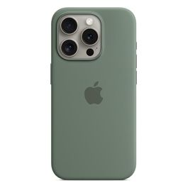 Apple Custodia MagSafe in Silicone per iPhone 15 Pro Cipresso ​​​​​​​