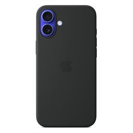 Custodia MagSafe in Silicone per iPhone 16 Plus Nero ​​​​​​​