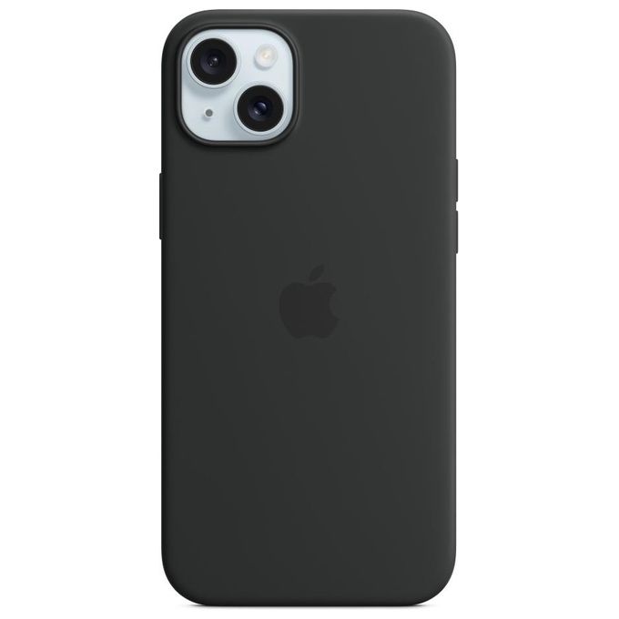 Apple Custodia MagSafe in Silicone per iPhone 15 Plus Nero ​​​​​​​