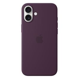 Custodia MagSafe in Silicone per iPhone 16 Plus Prugna ​​​​​​​