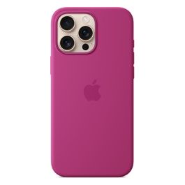 Custodia MagSafe in Silicone per iPhone 16 Pro Max Fucsia ​​​​​​​