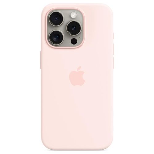 Apple Custodia MagSafe in Silicone per iPhone 15 Pro Rosa Confetto ​​​​​​​