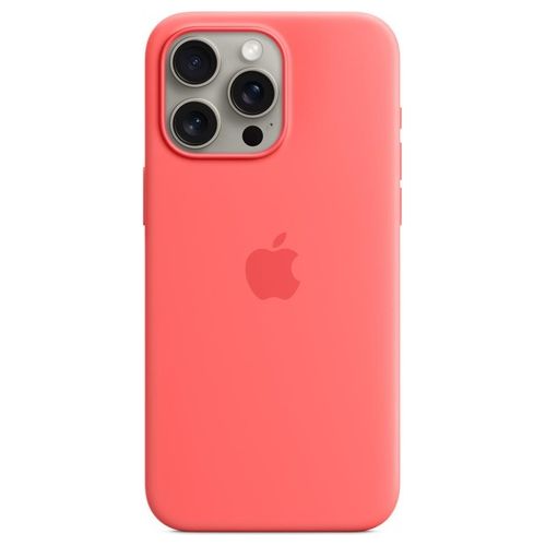 Apple Custodia MagSafe in Silicone per iPhone 15 Pro Max Guava ​​​​​​​