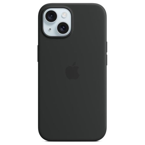 Apple Custodia MagSafe in Silicone per iPhone 15 Nero ​​​​​​​