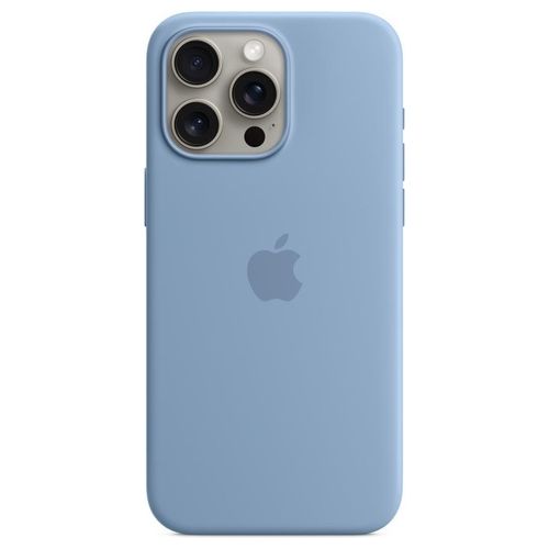 Apple Custodia MagSafe in Silicone per iPhone 15 Pro Max Blu Inverno ​​​​​​​