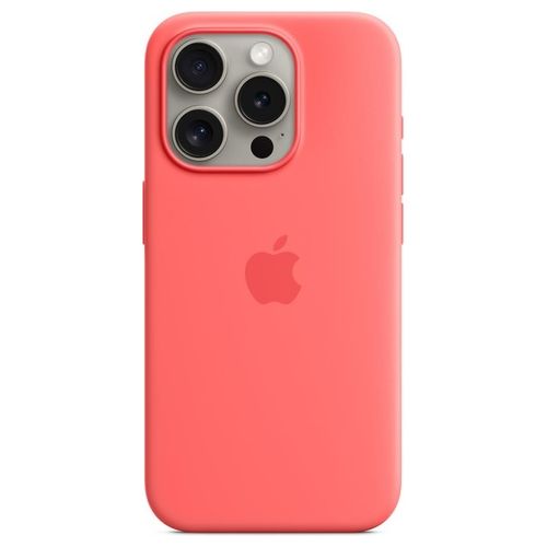 Apple Custodia MagSafe in Silicone per iPhone 15 Pro Guava ​​​​​​​