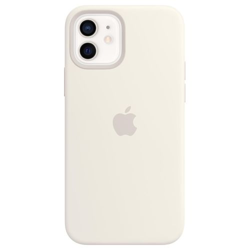 Apple Custodia MagSafe in Silicone per iPhone 12/iPhone 12 Pro Bianco