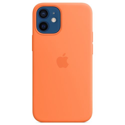 Apple Custodia MagSafe in Silicone per iPhone 12 Mini Kumquat
