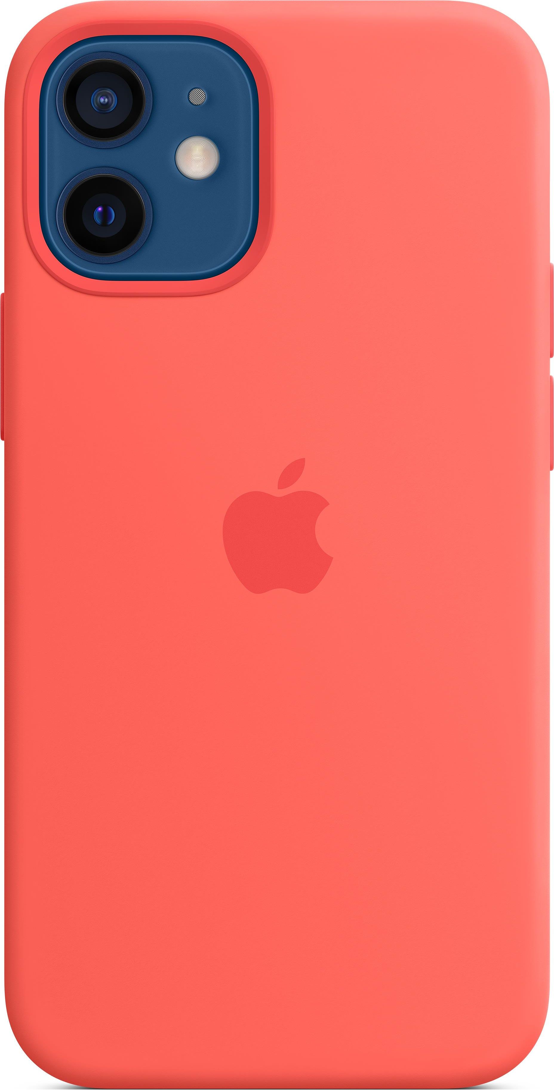 Apple Custodia MagSafe in Silicone per iPhone 12 Mini Rosarancio