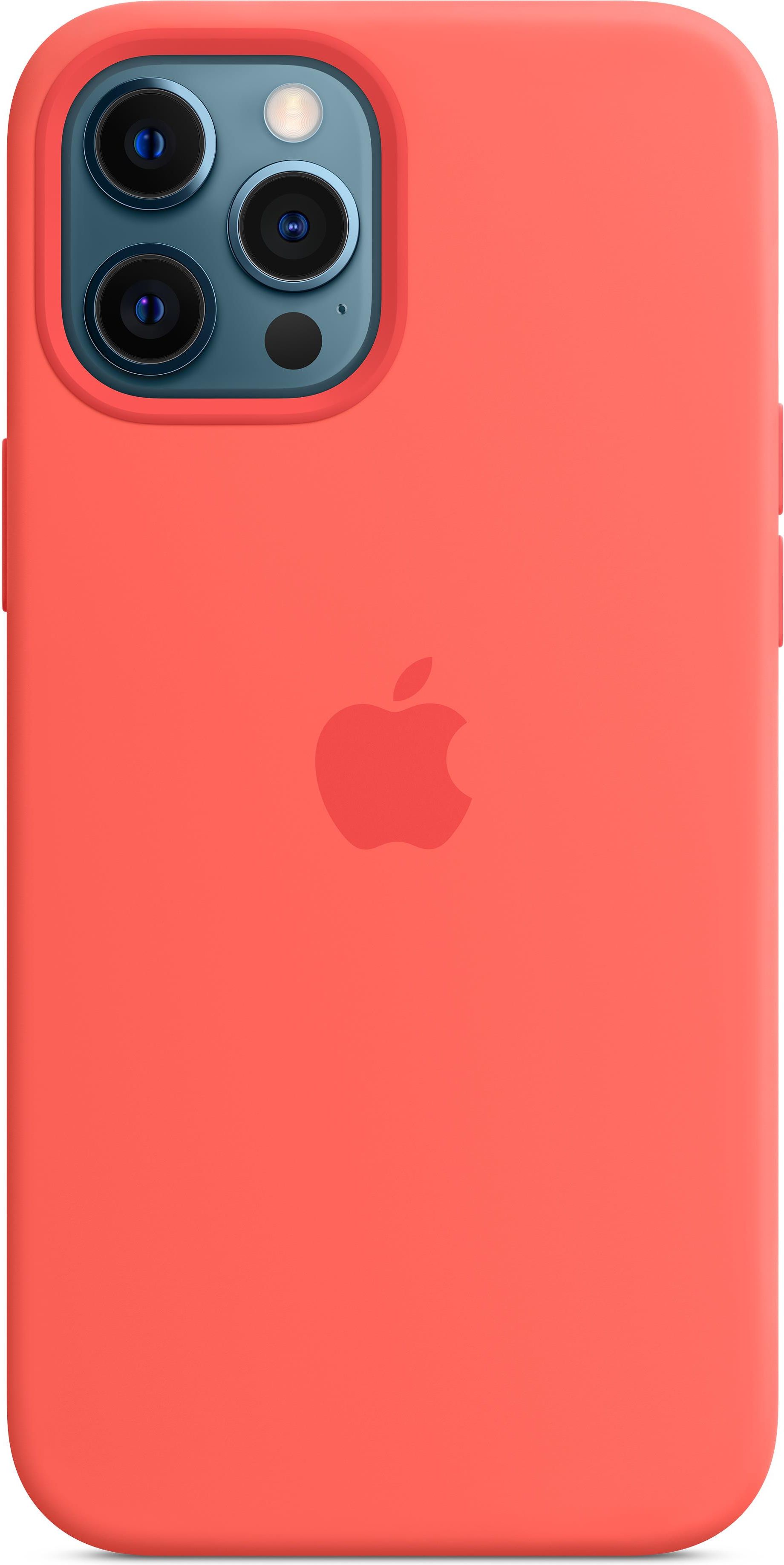 Apple Custodia MagSafe in Silicone per iPhone 12 Pro Max Rosarancio