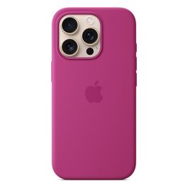 Custodia MagSafe in Silicone per iPhone 16 Pro Fucsia ​​​​​​​