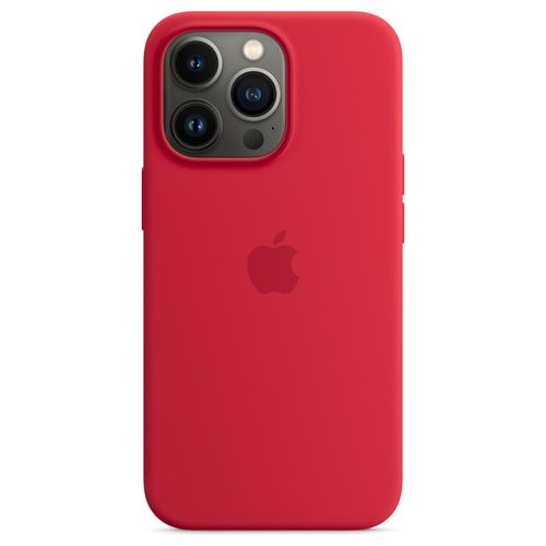 Apple Custodia MagSafe in Silicone per iPhone 13 Pro Rosso