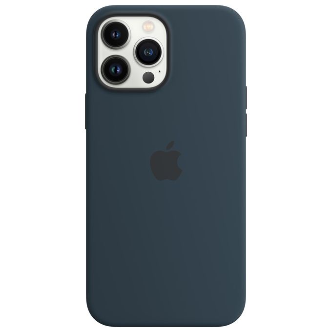 Apple Custodia MagSafe in Silicone per iPhone 13 Pro Max Blu Abisso