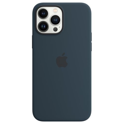 Apple Custodia MagSafe in Silicone per iPhone 13 Pro Max Blu Abisso
