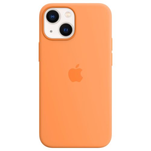 Apple Custodia MagSafe in Silicone per iPhone 13 Mini Giallo Marigold