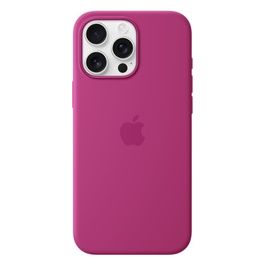 Custodia MagSafe in Silicone per iPhone 16 Pro Max Fucsia ​​​​​​​