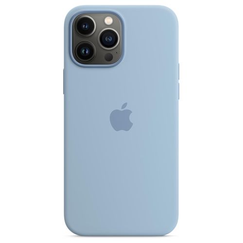 Apple Custodia MagSafe in Silicone per iPhone 13 Pro Max Celeste Nebbia