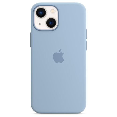 Apple Custodia MagSafe in Silicone per iPhone 13 Mini Celeste Nebbia