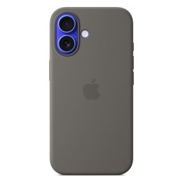 Custodia MagSafe in Silicone per iPhone 16 Grigio Pietra ​​​​​​​