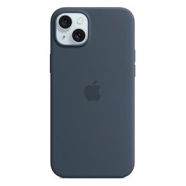 Apple Custodia MagSafe in Silicone per iPhone 15 Plus Blu Tempesta ​​​​​​​