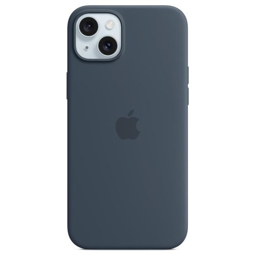 Apple Custodia MagSafe in Silicone per iPhone 15 Plus Blu Tempesta ​​​​​​​