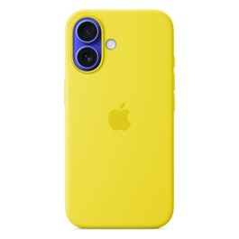 Custodia MagSafe in Silicone per iPhone 16 Giallo Carambola ​​​​​​​