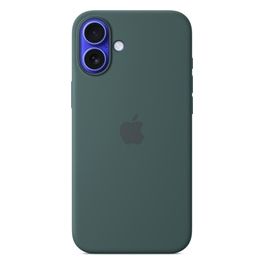 Custodia MagSafe in Silicone per iPhone 16 Plus Verde Lago ​​​​​​​