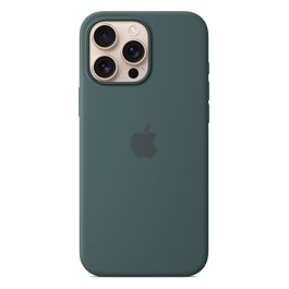 Custodia MagSafe in Silicone per iPhone 16 Pro Max Verde Lago ​​​​​​​