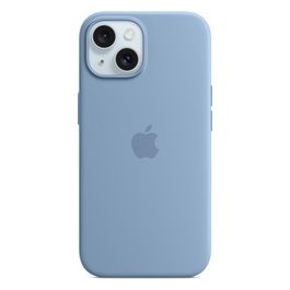 Custodia MagSafe in Silicone per iPhone 15 Blu Inverno ​​​​​​​