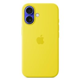 Custodia MagSafe in Silicone per iPhone 16 Giallo Carambola ​​​​​​​