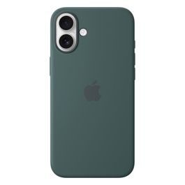 Custodia MagSafe in Silicone per iPhone 16 Plus Verde Lago ​​​​​​​