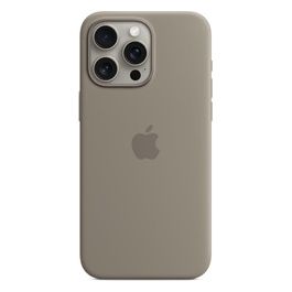 Apple Custodia MagSafe in Silicone per iPhone 15 Pro Max Grigio Creta ​​​​​​​