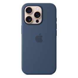 Custodia MagSafe in Silicone per iPhone 16 Pro Denim ​​​​​​​