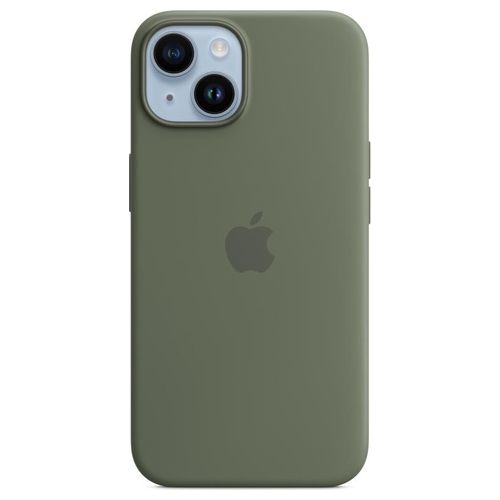 Apple Custodia MagSafe in Silicone per iPhone 14 Oliva ​​​​​​​