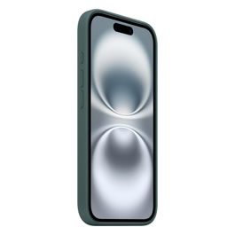 Custodia MagSafe in Silicone per iPhone 16 Verde Lago ​​​​​​​