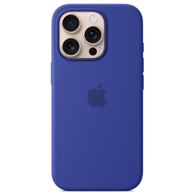 Image of Apple Custodia MagSafe in Silicone per iPhone 16 Pro Blu Oltremare ???????