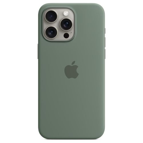 Apple Custodia MagSafe in Silicone per iPhone 15 Pro Max Cipresso ​​​​​​​