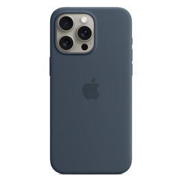 custodia magsafe silicone iphone 15 pro max blu tempesta mt1p3zm/a