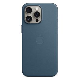 Apple Custodia MagSafe in Tessuto FineWoven per iPhone 15 Pro Max Blu Pacifico ​​​​​​​