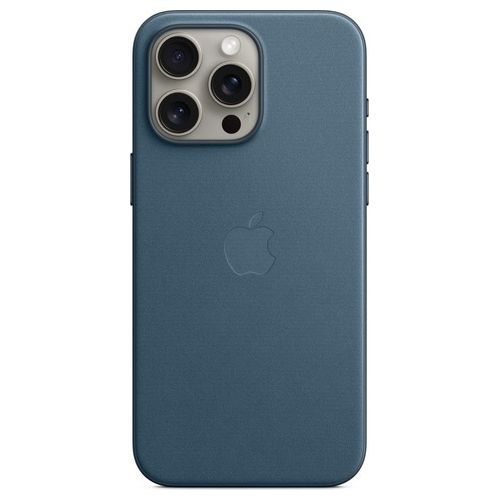 Apple Custodia MagSafe in Tessuto FineWoven per iPhone 15 Pro Max Blu Pacifico ​​​​​​​