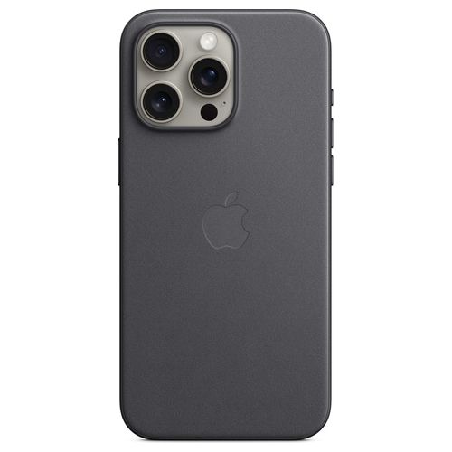 Apple Custodia MagSafe in Tessuto FineWoven per iPhone 15 Pro Max Nero ​​​​​​​
