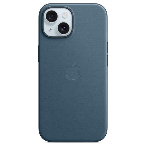 Apple Custodia MagSafe in Tessuto FineWoven per iPhone 15 Blu Pacifico ​​​​​​​
