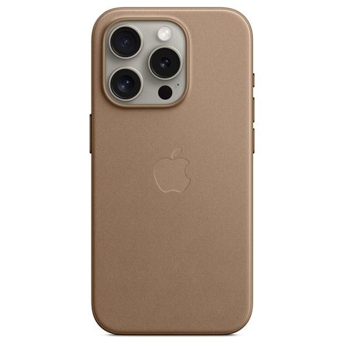 Apple Custodia MagSafe in Tessuto FineWoven per iPhone 15 Pro Grigio Talpa ​​​​​​​
