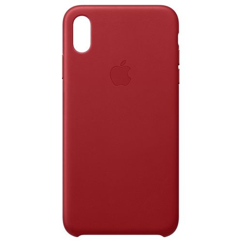 Apple Custodia in Pelle per iPhone Xs Max Rosso