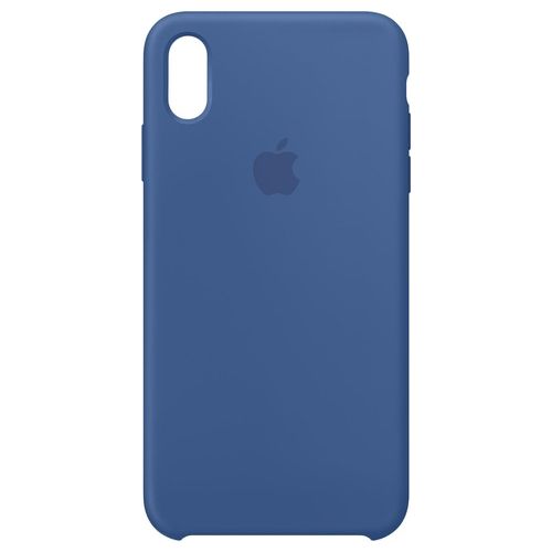 Apple Custodia in Silicone per iPhone XS Max Delft Blue